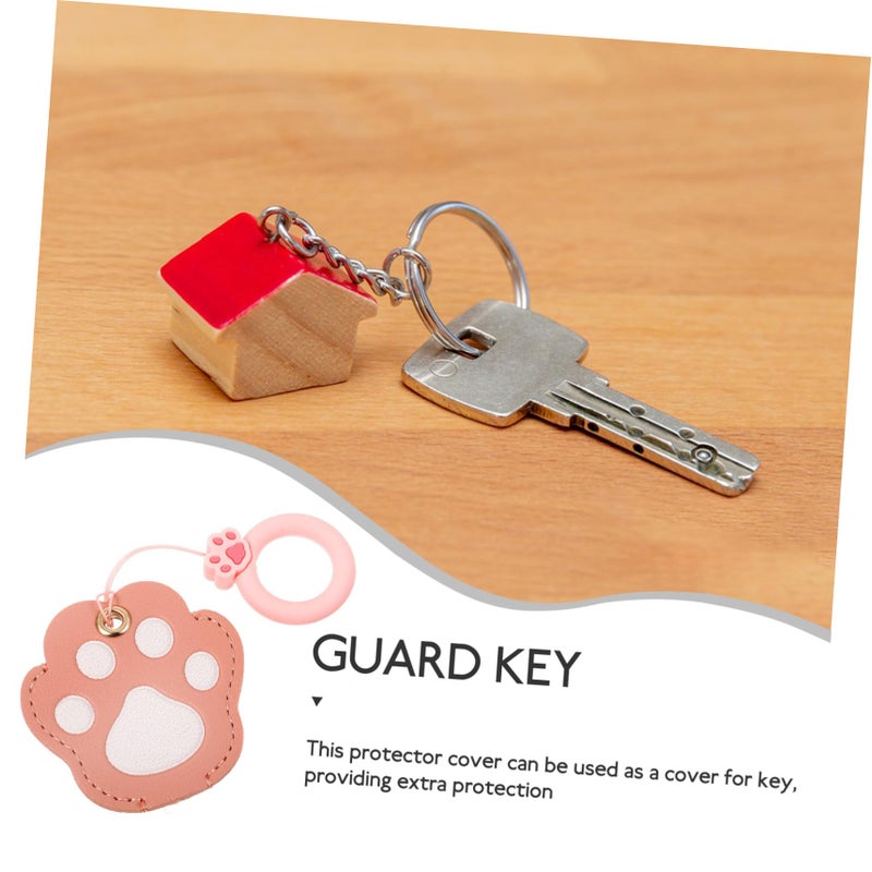 Cute Cat Key Cover Protector Adorable Design For Women Pink - Image 4