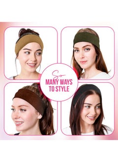 Headbands For Women Stretch Fashion Headbands 10 Pack Nonslip Head Wraps Great For Spa Sports Yoga Pilates Running Gym Headband Workouts Earth Tones - pzsku/Z29793DA7B029D99E7766Z/45/_/1718645534/fb383be6-265b-491c-b9eb-876287823c7f