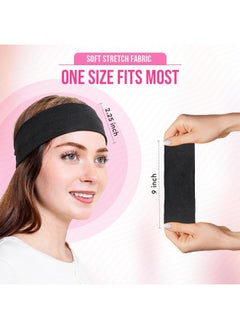 Styla Hair Headbands For Women Stretch Fashion Headbands 10 Pack Nonslip Head Wraps Great For Spa Sports Yoga Pilates Running Gym Headband Workouts Earth Tones  - Image 3