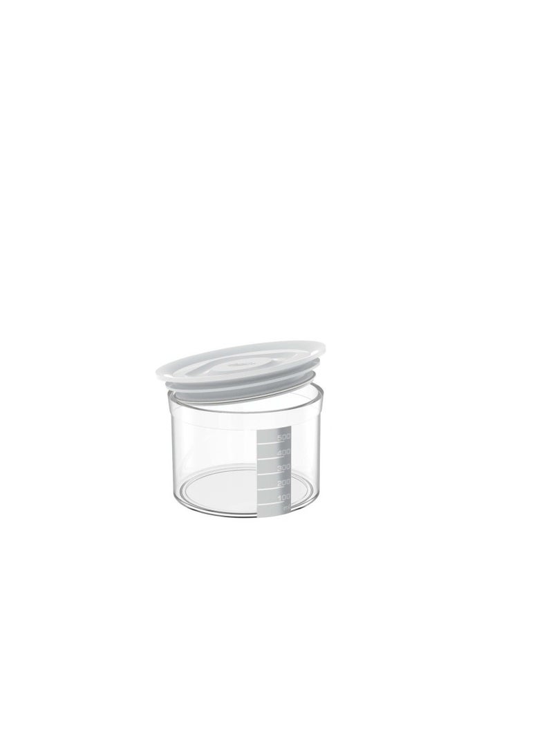 Biesse Plastic Round airtight storage with graduated scale 0.550L - Image 2