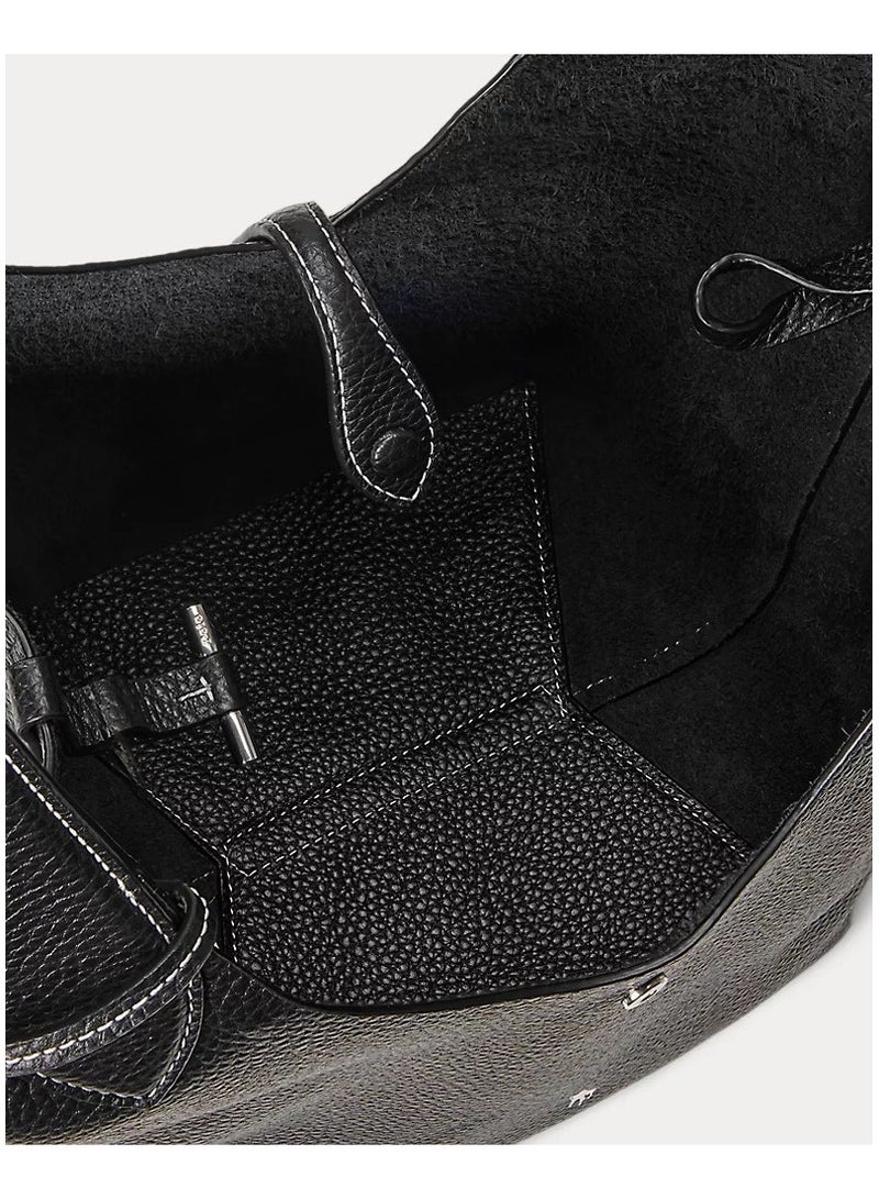 Ralph by Ralph Lauren ​حقيبة رالف لورين الجلدية الكبيرة من تصميم رالف​ - Image 3