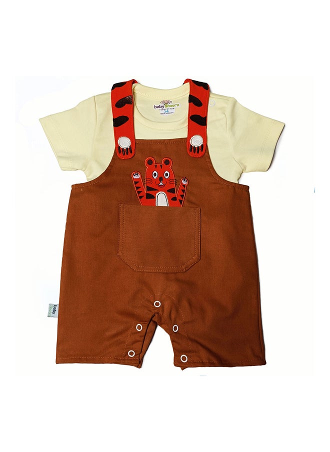 BabyShoora - Baby Set - Half Sleeve Jumpsuit - 2 Pieces - Image 1
