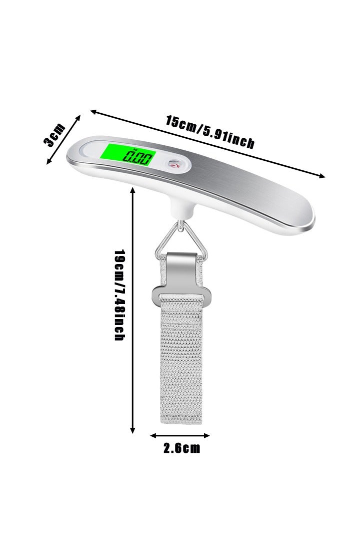 مقياس وزن الأمتعة للحقائب اكسسوارات السفر عالية الدقة السفر الرقمية معلقة المقاييس 50 كجم - Image 2