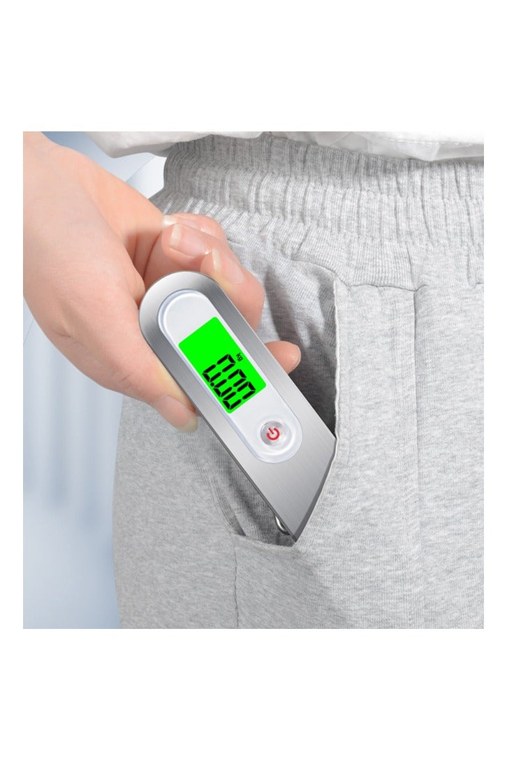 مقياس وزن الأمتعة للحقائب اكسسوارات السفر عالية الدقة السفر الرقمية معلقة المقاييس 50 كجم - Image 4