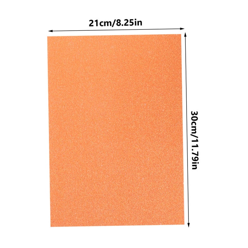 Glitter Cardstock Paper 10 Sheets Sparkle Colored DIY Crafts Scrapbooking - Image 3