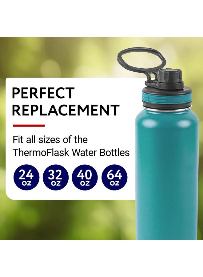 IMPRESA [3 Sets Water Bottle Gasket Replacement For Thermoflask 40Oz, 24Oz, 32Oz & 64Oz Insulated Stainless Steel Water Bottle Lid - 3 Each For Water Bottle Straw Lid, Chug Lid & Chug Spout-9 Total - Image 2