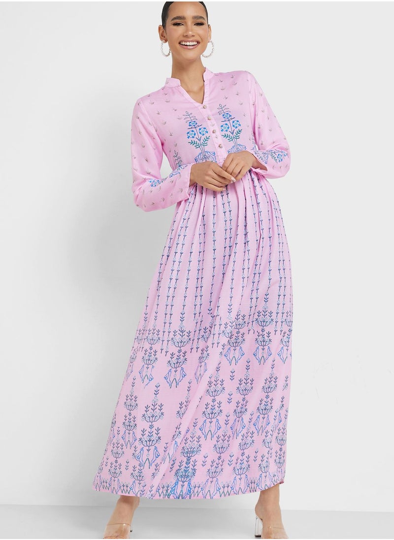 Khizana - Embroidered Detail Dress - Image 1