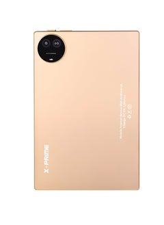 X - Prime 10.1-Inch HD AMOLED Display Slim Smart Tablet PC Dual SIM 5G Network Wifi Android Tablet 8GB RAM 256GB ROM Dual Camera Google Meet and Zoom Supported Gold  - Image 2