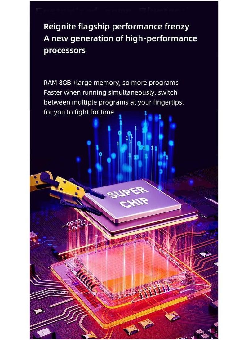 X - Prime - 10.1-Inch HD AMOLED Display Slim Smart Tablet PC Dual SIM 5G Network Wifi Android Tablet 8GB RAM 256GB ROM Dual Camera Google Meet and Zoom Supported Gold - Image 1