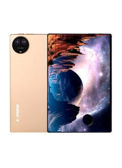X - Prime 10.1-Inch HD AMOLED Display Slim Smart Tablet PC Dual SIM 5G Network Wifi Android Tablet 8GB RAM 256GB ROM Dual Camera Google Meet and Zoom Supported Gold  - Image 1