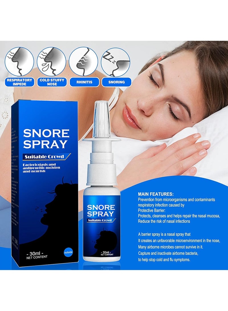 SOUTH MOON 30ML Natural Herbal Anti Snoring Spray Stop Snoring Improve Breathing And Sleep Quality Relieve Rhinitis Cold Stuffy Nose Care - Image 1
