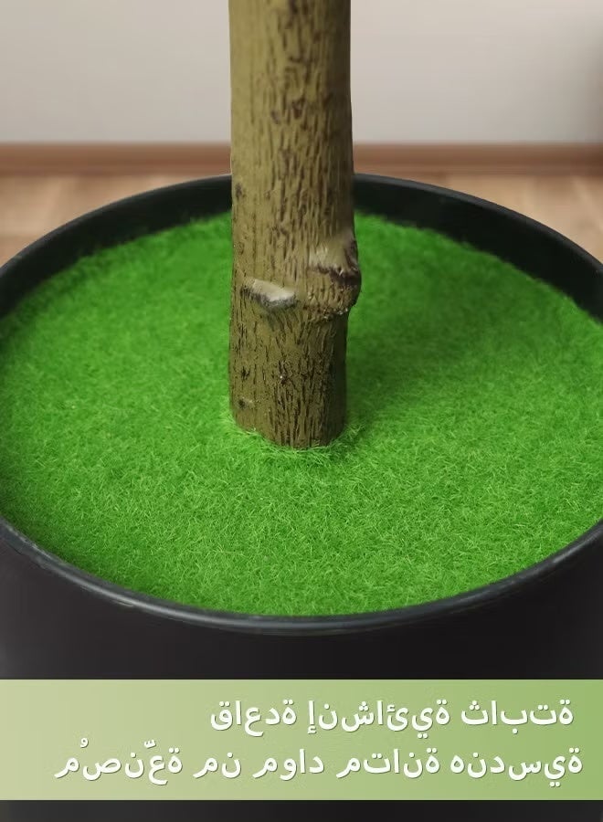 Brinaoki Artificial Olive Tree,180cm Olive Tree with Lifelike Olive Branches and Fruits,Perfect Lifelike Long Artificial Tree for Modern Home Decor Indoor And Outdoor,Office.（180cm） - Image 4