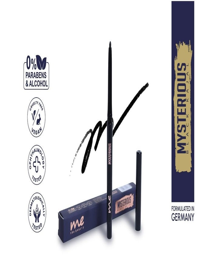 مي كحل أسود غامض من إم إي، يدوم طويلاً، مقاوم للتلطخ، مقاوم للماء، خالٍ من السيليكون، نباتي، 0.35 غرام - Image 4