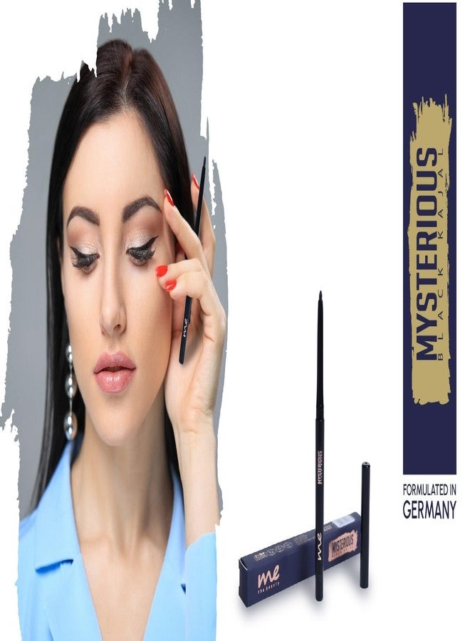 مي كحل أسود غامض من إم إي، يدوم طويلاً، مقاوم للتلطخ، مقاوم للماء، خالٍ من السيليكون، نباتي، 0.35 غرام - Image 5