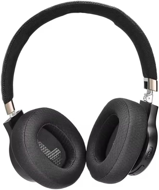 Enegg E65 Earpads for JBL Live 650BTNC 660NC E65BTNC Headphone, Replacement Headset Ear Cushion Pads with Memory Foam for 750NC Duet NC Ear Cover Earmuff, Black - Image 5