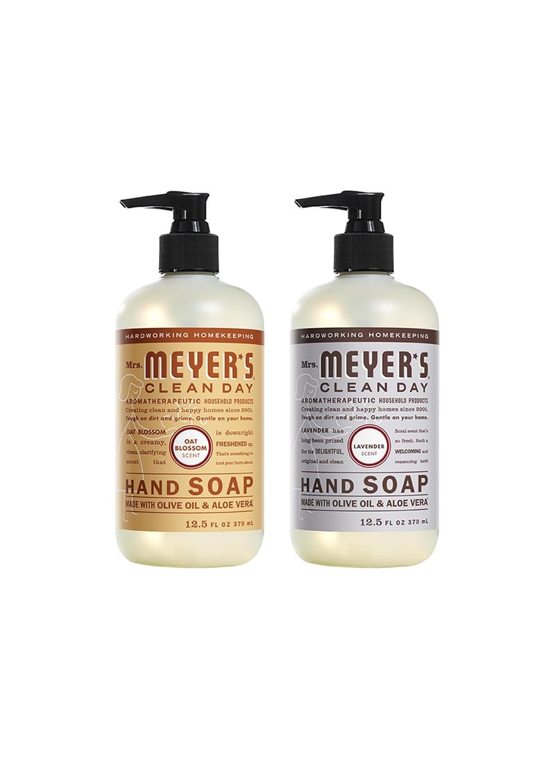 Mrs. Meyer's Clean Day - MRS. MEYER'S CLEAN DAY Hand Soap Variety (Lavender + Oat Blossom) - Image 1