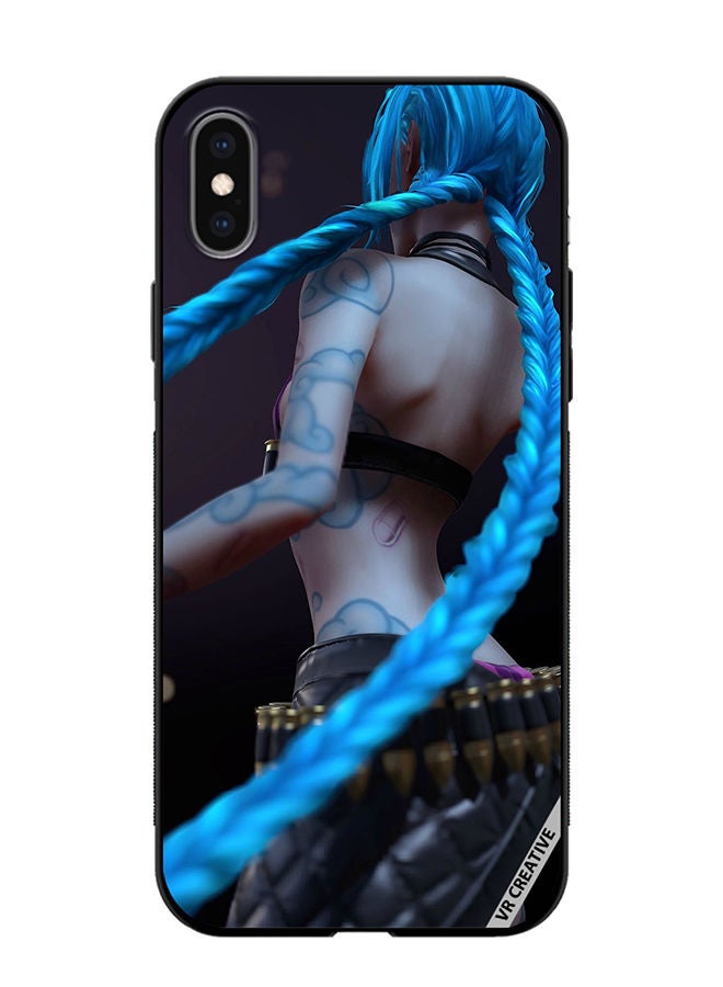 VR CREATIVE Protective Case Cover For Apple iPhone X/XS Jinx League Of Legends Design Multicolour - Image 1