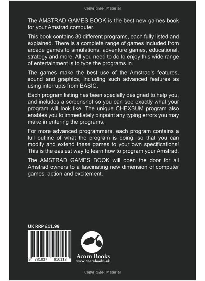 Amstrad Games Book: CPC464 & CPC664  - Image 2