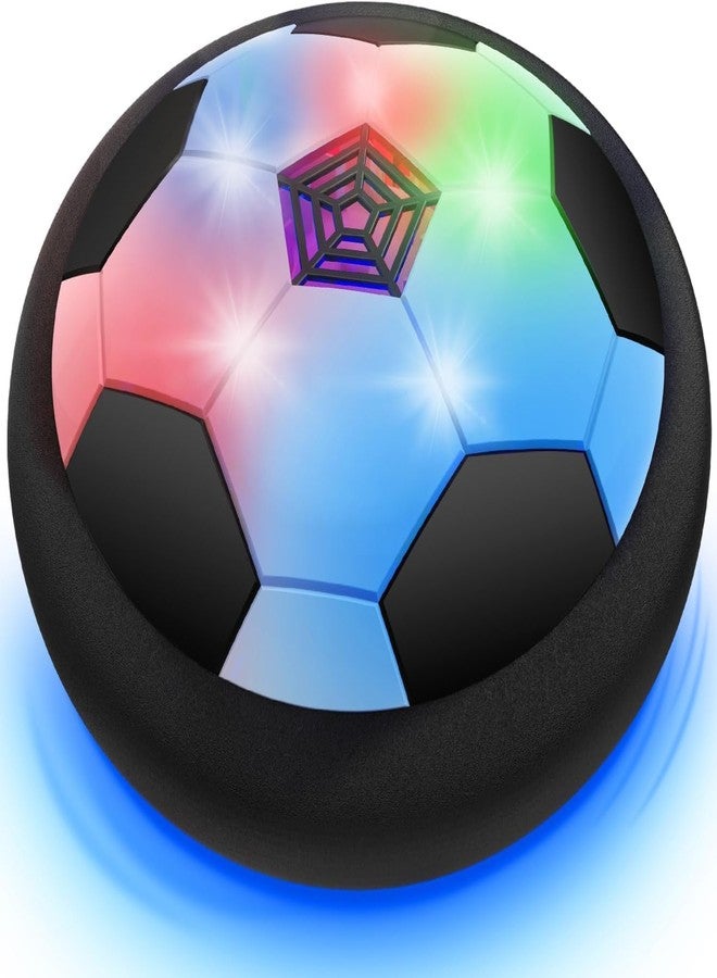 SWOPPERRY LED Hover Soccer Ball – Air Power Floating Football Toy for Kids | Indoor & Outdoor Soccer Game with Lights, Soft Foam Bumper | Birthday Gift for Boys & Girls Ages 3–12 - Image 1
