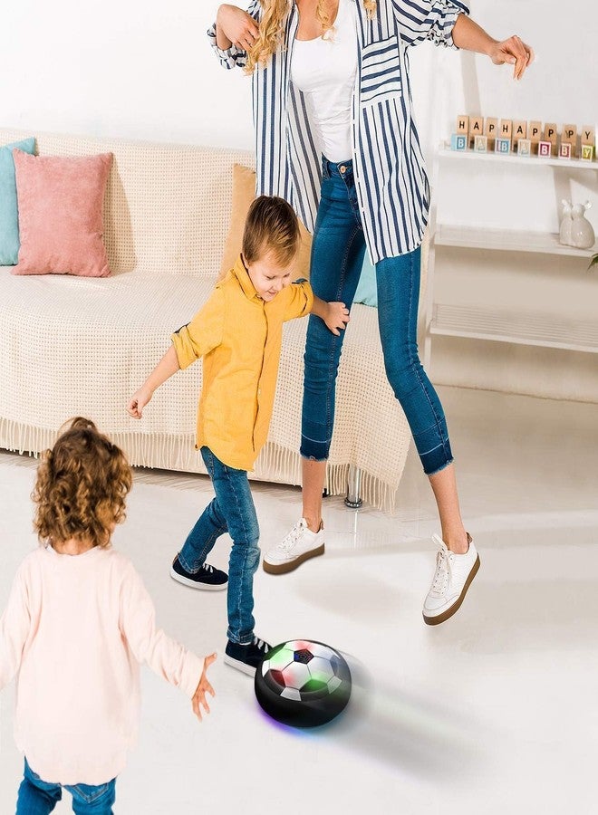 SWOPPERRY LED Hover Soccer Ball – Air Power Floating Football Toy for Kids | Indoor & Outdoor Soccer Game with Lights, Soft Foam Bumper | Birthday Gift for Boys & Girls Ages 3–12 - Image 3