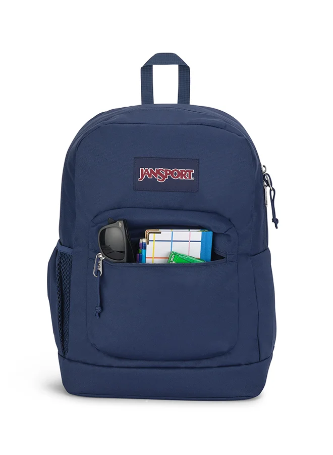 JANSPORT Cross Town Plus Medium Laptop Backpack - Navy