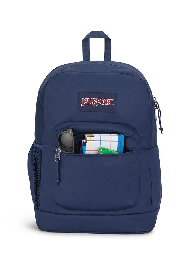 JANSPORT Cross Town Plus Medium Laptop Backpack - Navy - Image 3