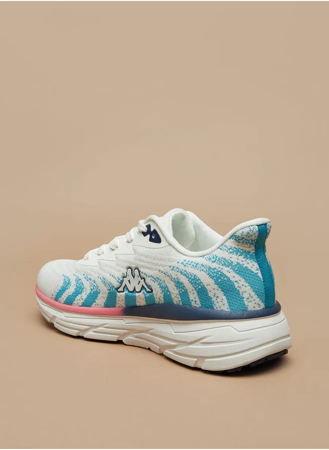 Kappa Womens Logo Print Sports Shoes With Lace-Up Closure