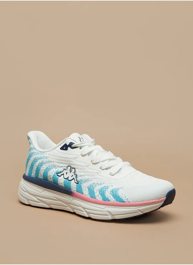 Kappa Womens Logo Print Sports Shoes With Lace-Up Closure