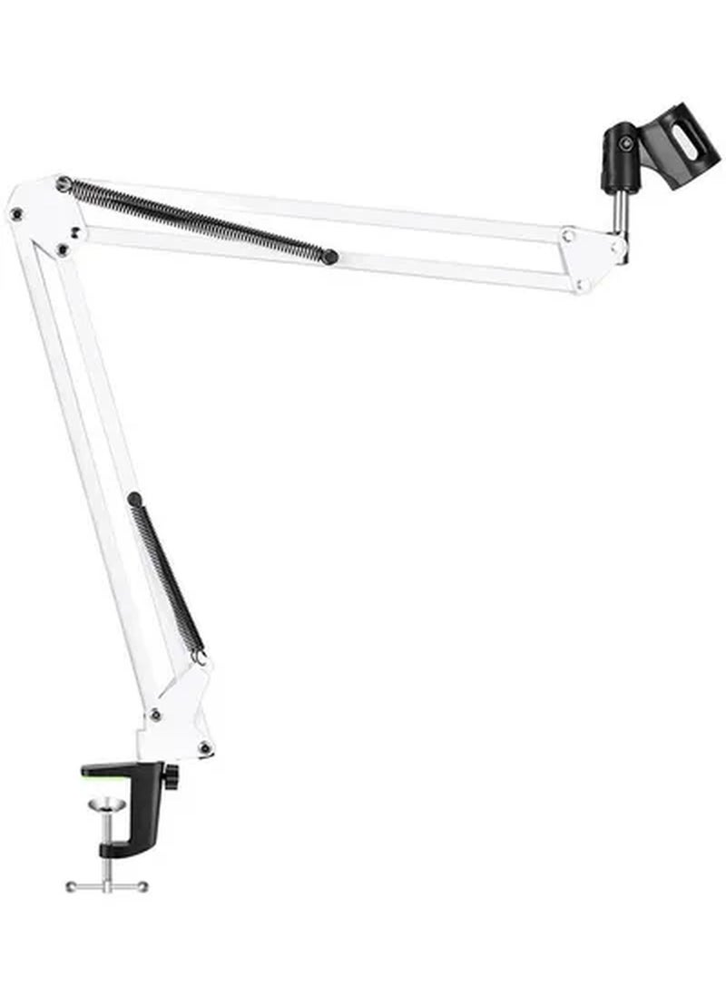 ZOOMEE - Extendable Recording Microphone Stand Holder White - Image 1