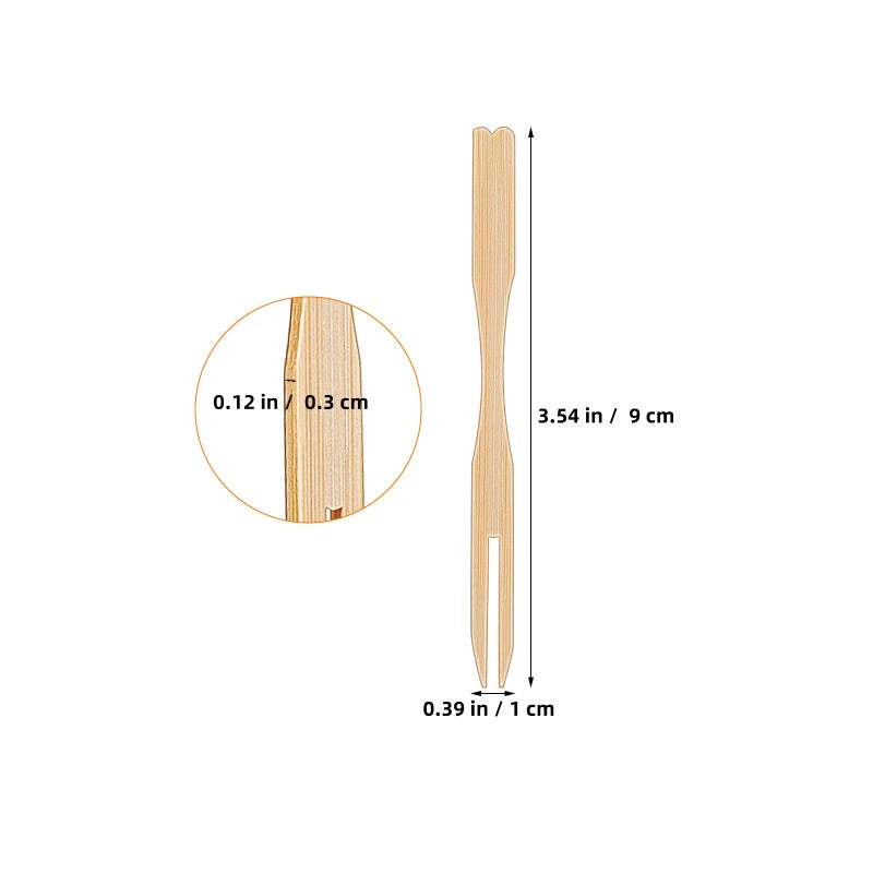 Disposable 9cm Two Tooth Fruit Forks 500 Pieces 5 Packs Eco Friendly for Parties Weddings - Image 3
