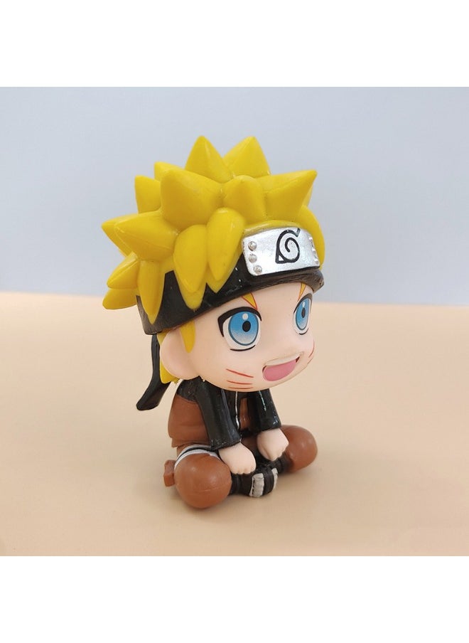 General - 2-Piece Cartoon Statue Model Action Figure Toy Collection Set Suitable For Car and Table Decoration - Image 1