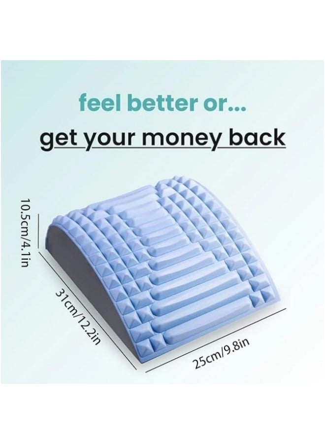 general Neck And Back Stretcher - Back Stretcher For Lower Back Pain Relief, Lumbar Support Brace, Chronic Lumbar Support, Sciatica Nerve, Spinal Stenosis, Posture Corrector - Image 3