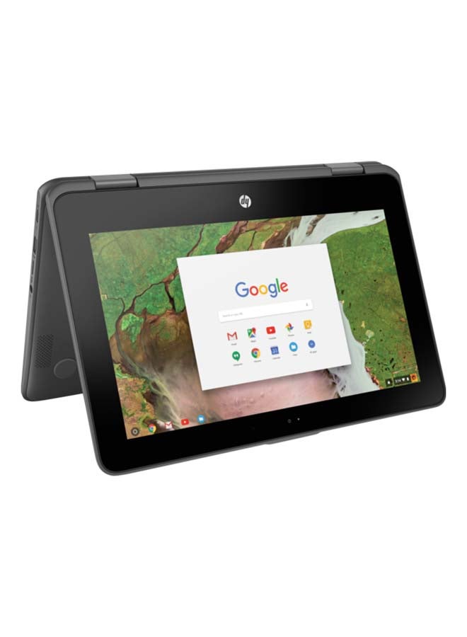 HP لابتوب بروبوك X360 11 G4،‏ 2 في 1، قابل للتحويل بشاشة 11.6 بوصة تعمل باللمس ومعالج كور M3-8100Y/ ذاكرة رام 4 جيجابايت/ محرك أقراص SSD سعة 256 جيجابايت/ بطاقة رسومات إنتل 620 بدقة فائقة الوضوح أسود - Image 1