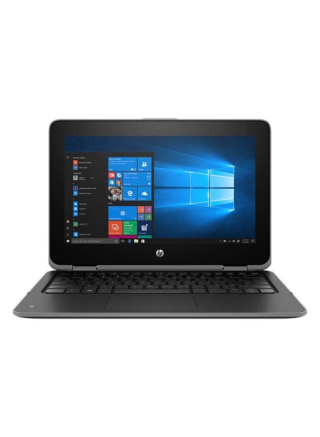HP لابتوب بروبوك X360 11 G4،‏ 2 في 1، قابل للتحويل بشاشة 11.6 بوصة تعمل باللمس ومعالج كور M3-8100Y/ ذاكرة رام 4 جيجابايت/ محرك أقراص SSD سعة 256 جيجابايت/ بطاقة رسومات إنتل 620 بدقة فائقة الوضوح أسود - Image 2