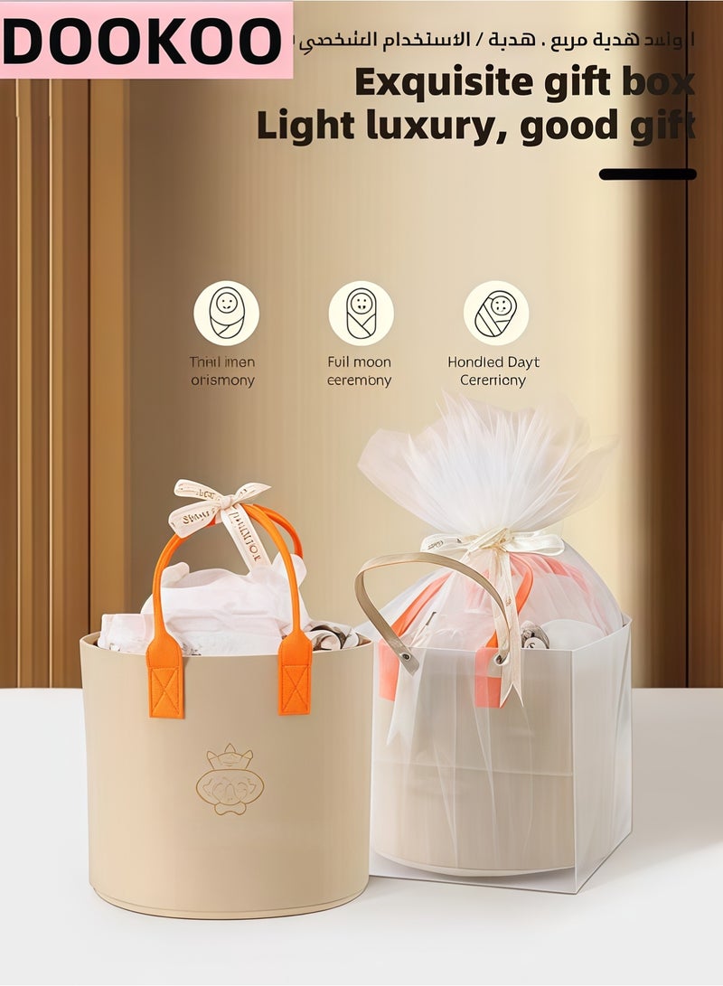 30PCS Newborn Baby Gifts Set, Newborn Layette Gift Set, Baby Clothes Accessories Set for Boys and Girls, Premium Cotton, Perfect Gift Box with Beautifully Gift Box for Spring Summer Autumn Winter - Image 3