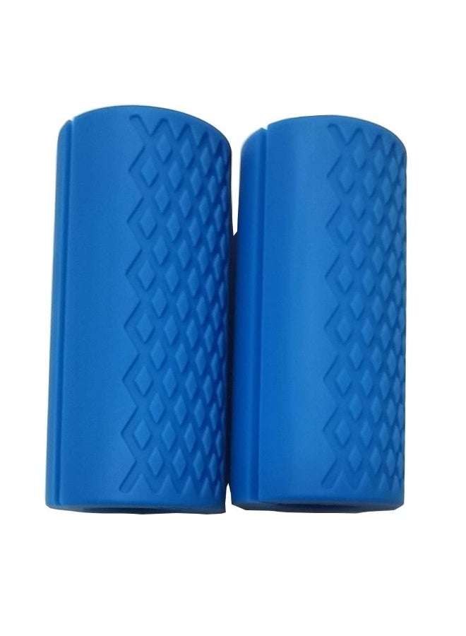 RAHAYM Dumbbell Fat Grips, Blue – Thick Bar Adapter for Barbells & Weightlifting - Image 4