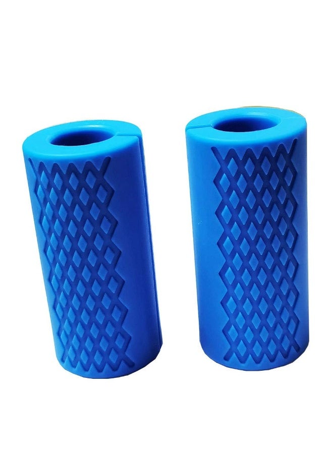 RAHAYM Dumbbell Fat Grips, Blue – Thick Bar Adapter for Barbells & Weightlifting - Image 5
