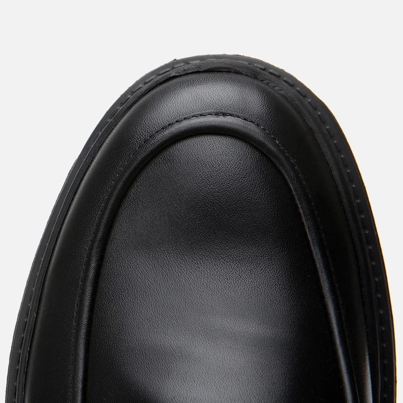 Hotiç 02AYH299420A100 GENUINE Leather Black Men's Loafer