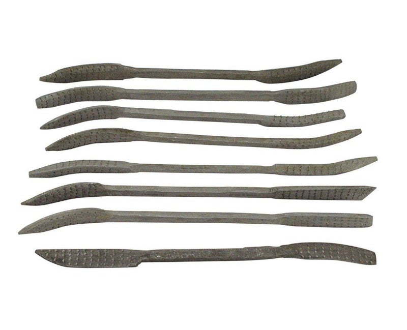 SE Heavy Wood Rasp Riffler File Set - Assorted Files for Rasp Cuts - Wood Shaping Tool - Set of 8 Pcs - 7408WFR - Image 2