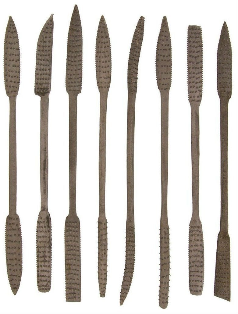 SE Heavy Wood Rasp Riffler File Set - Assorted Files for Rasp Cuts - Wood Shaping Tool - Set of 8 Pcs - 7408WFR - Image 3