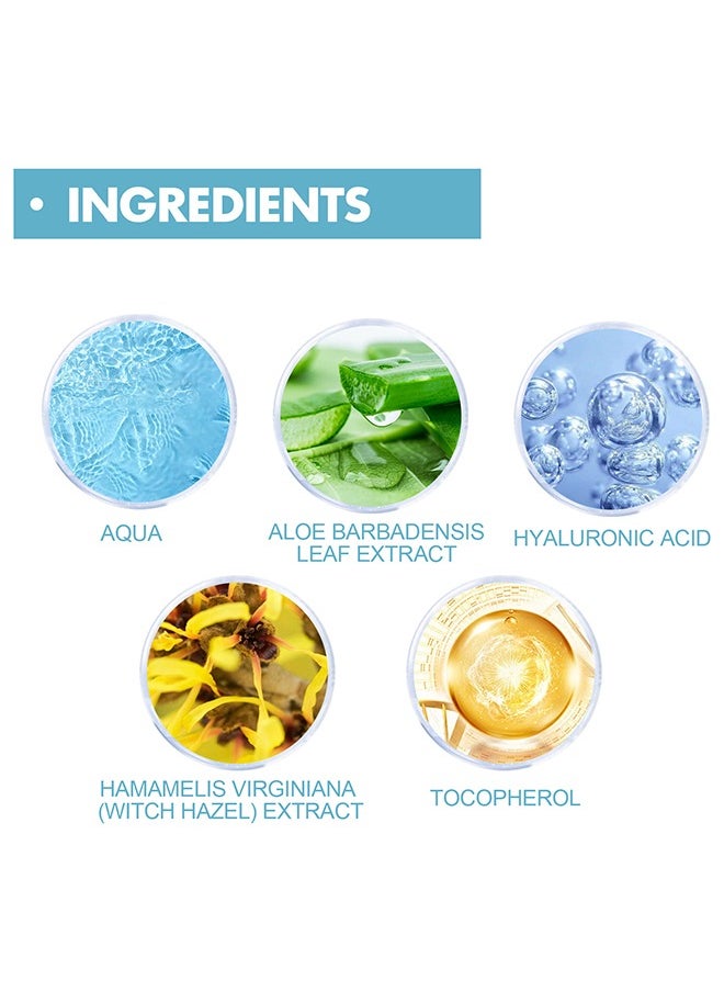 West&Month Moisturizing Hydrating Ice Water Sleeping Mask - Jelly Mask Shrinks Pores Rejuvenates Brightens Skin Refreshes and Moisturizes 100g  - Image 2