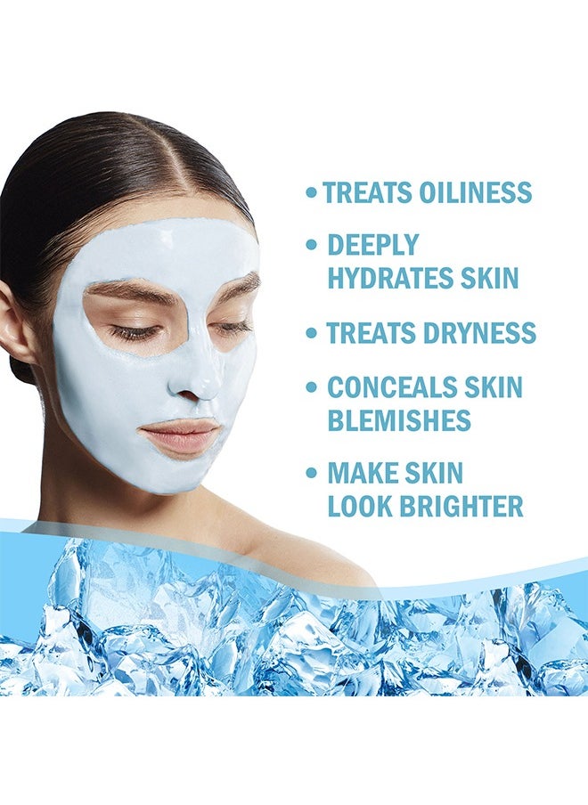 West&Month Moisturizing Hydrating Ice Water Sleeping Mask - Jelly Mask Shrinks Pores Rejuvenates Brightens Skin Refreshes and Moisturizes 100g  - Image 4