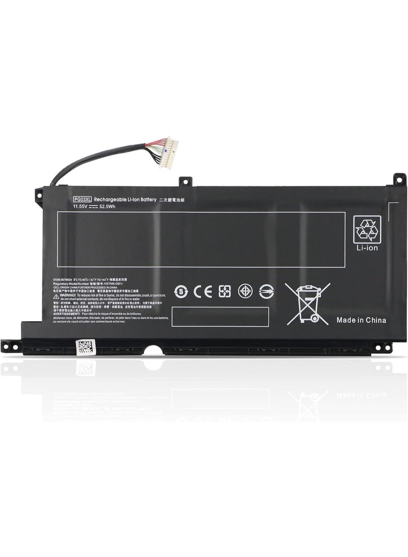 New Replacement PG03XL HSTNN-DB9G-L48430-2B2 BATTERY For HP Pavilion/Gaming' 15-dk0xxx 15-dk1xxx. - Image 4