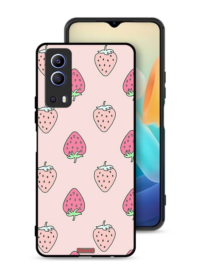 Tolwak Vivo iQOO Z3 5G Protective Case Cover Strawberry Icon - Image 1