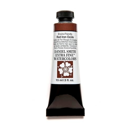 Daniel Smith Extra Fine Watercolor Paint, 15ml Tube, Enviro-Friendly Red Iron Oxide, 284600177, 0.5 Fl Oz (Pack of 1) - Image 1
