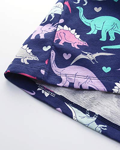 Frogwill Toddler Girls Dinosaur Dress Fifties Summer Tank Top 2-7Y (4T, Dinosaur) - Image 4