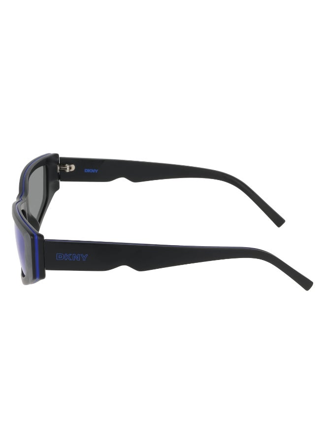DKNY FULL RIM INJECTED DKNY SUN DK560S 5517 (004) BLACK/BLUE MIRROR - Image 4