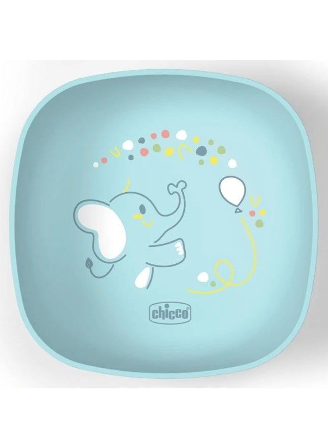 Chicco Bowl with Lid 6m+ Blue - Image 1