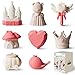 MarcZero Princess Silicone Bath Toys 8Pcs for Toddlers Kids BabiesBathtub Water ToysSoft Squeezable EasyGrip Pool Toys Set Peach Pink - Image 2