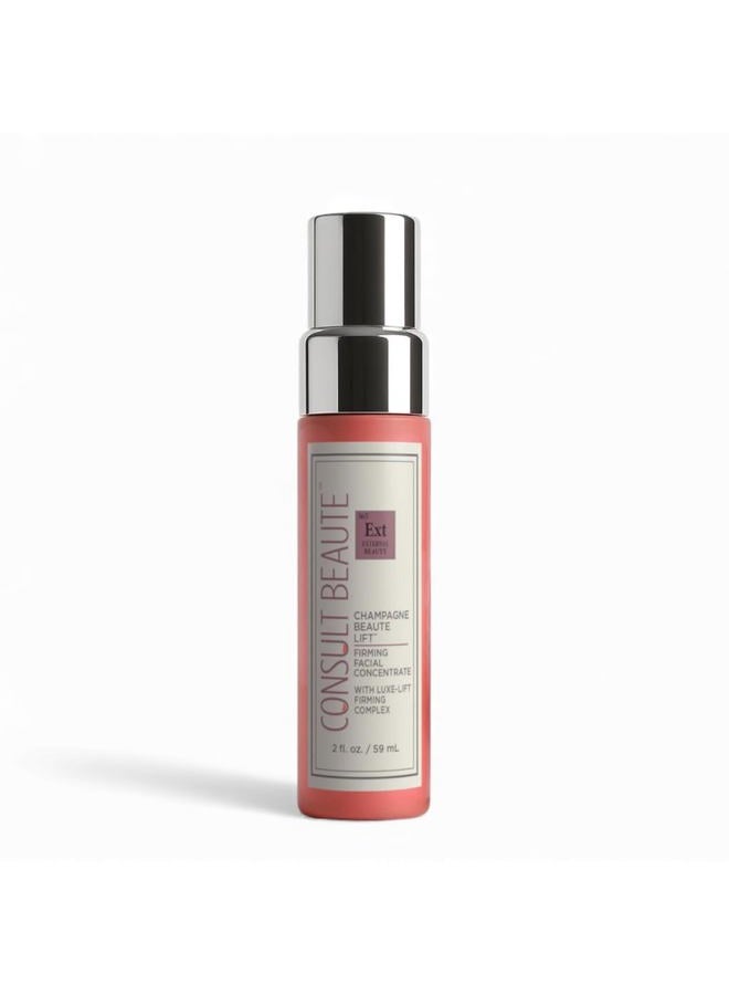Consult Beaute Champagne Beaute Lift Firming Concentrate - Anti-Aging Serum - Helps Lift and Support Slack, Sagging Skin - Algae Extract - Caviar Extract - Colloidal Gold - 2 oz. - Image 1